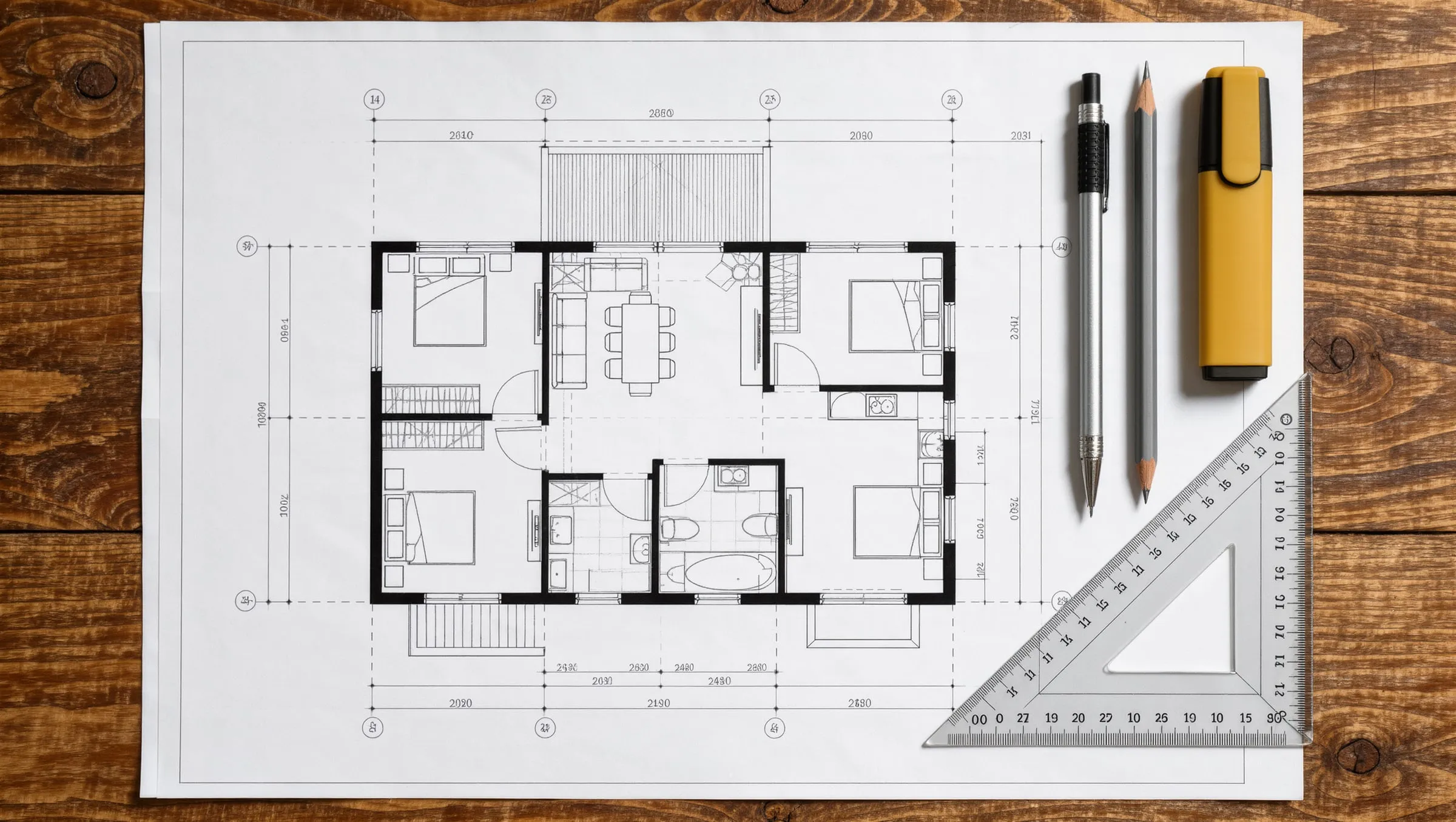 Floor Plan Design by Ploceus Designs, Chennai