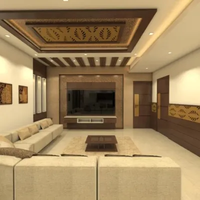 Atlantic Ceebros Project — Living room interior in Chennai