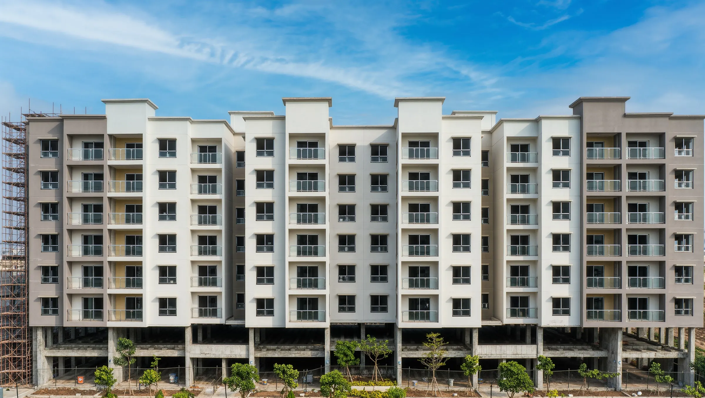 Apartment Construction by Ploceus Designs, Chennai