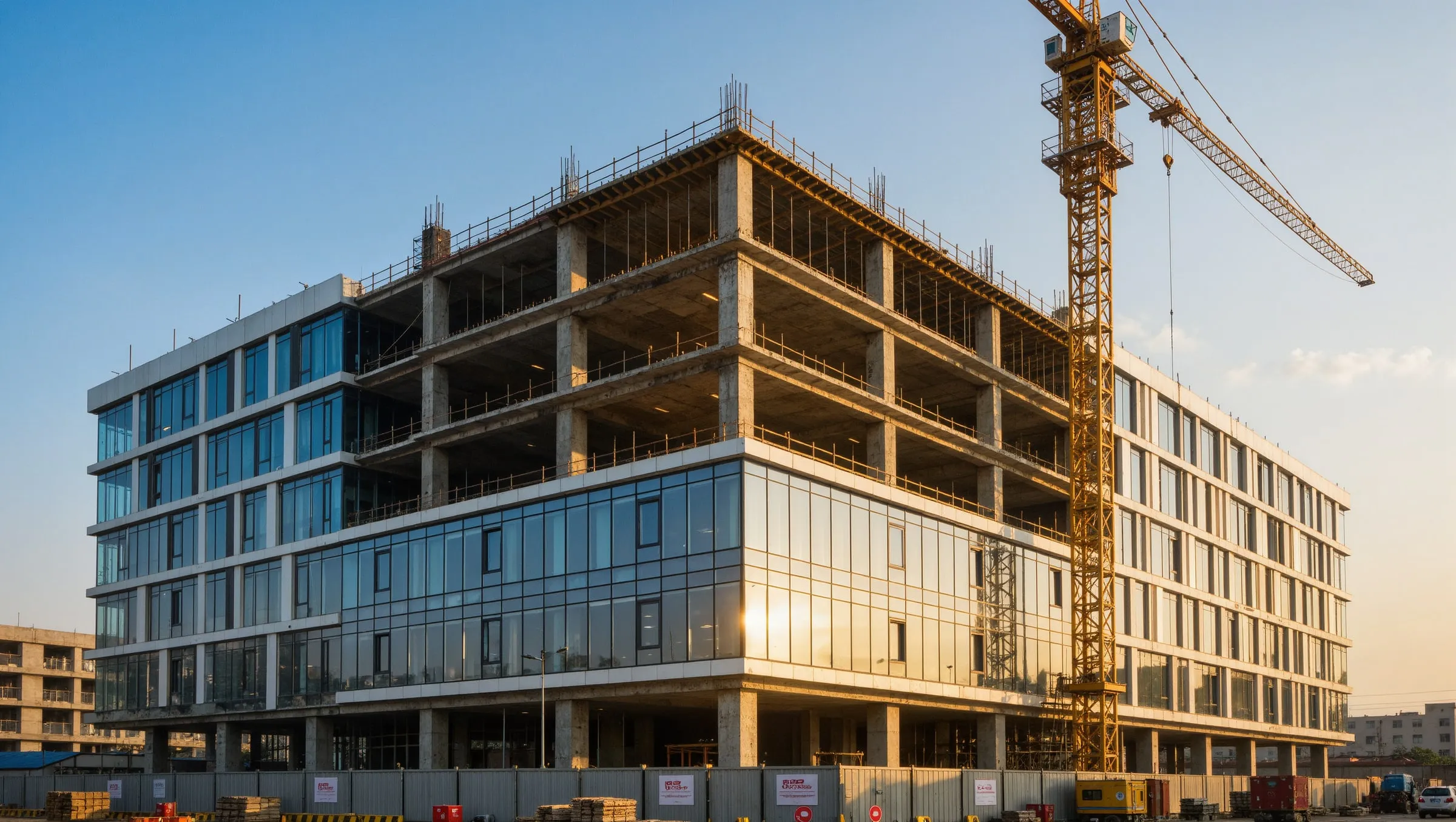 Commercial Construction by Ploceus Designs, Chennai