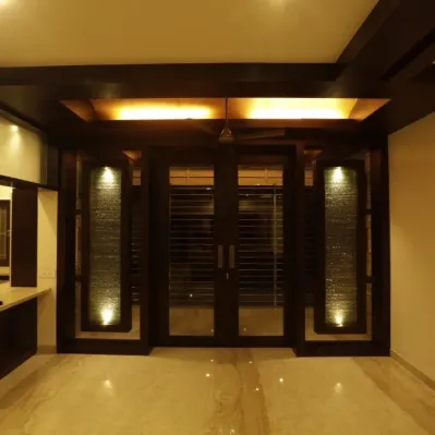 Erode Project — Entrance foyer interior in Erode, Tamil Nadu