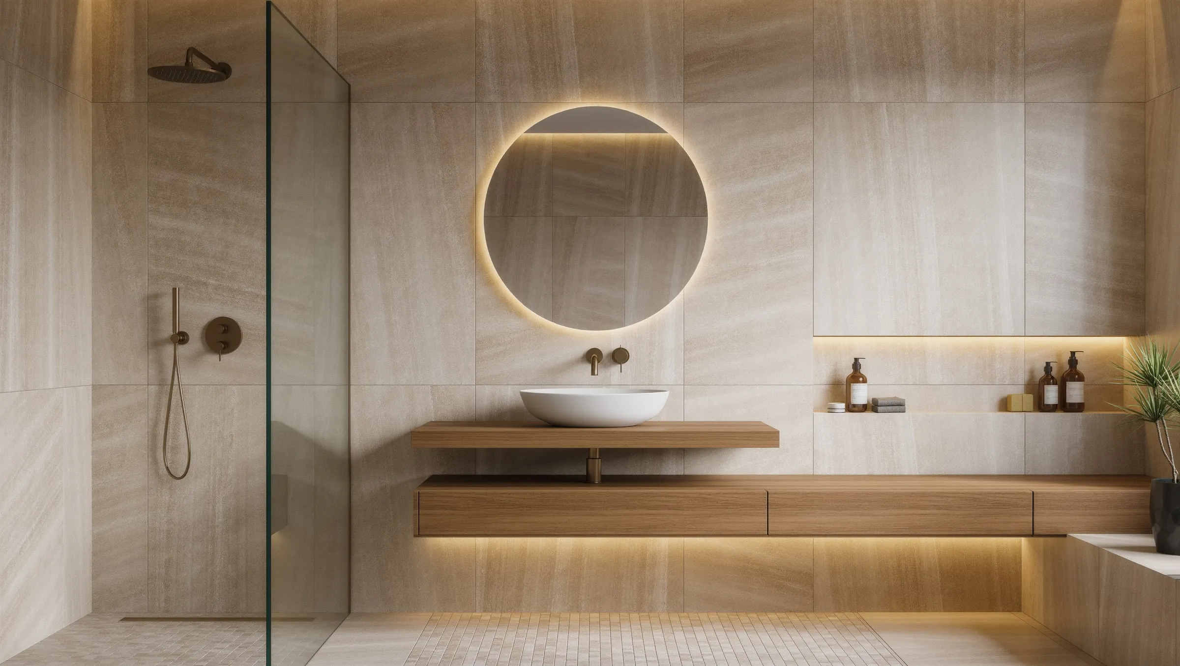 Bathroom Interiors by Ploceus Designs, Chennai